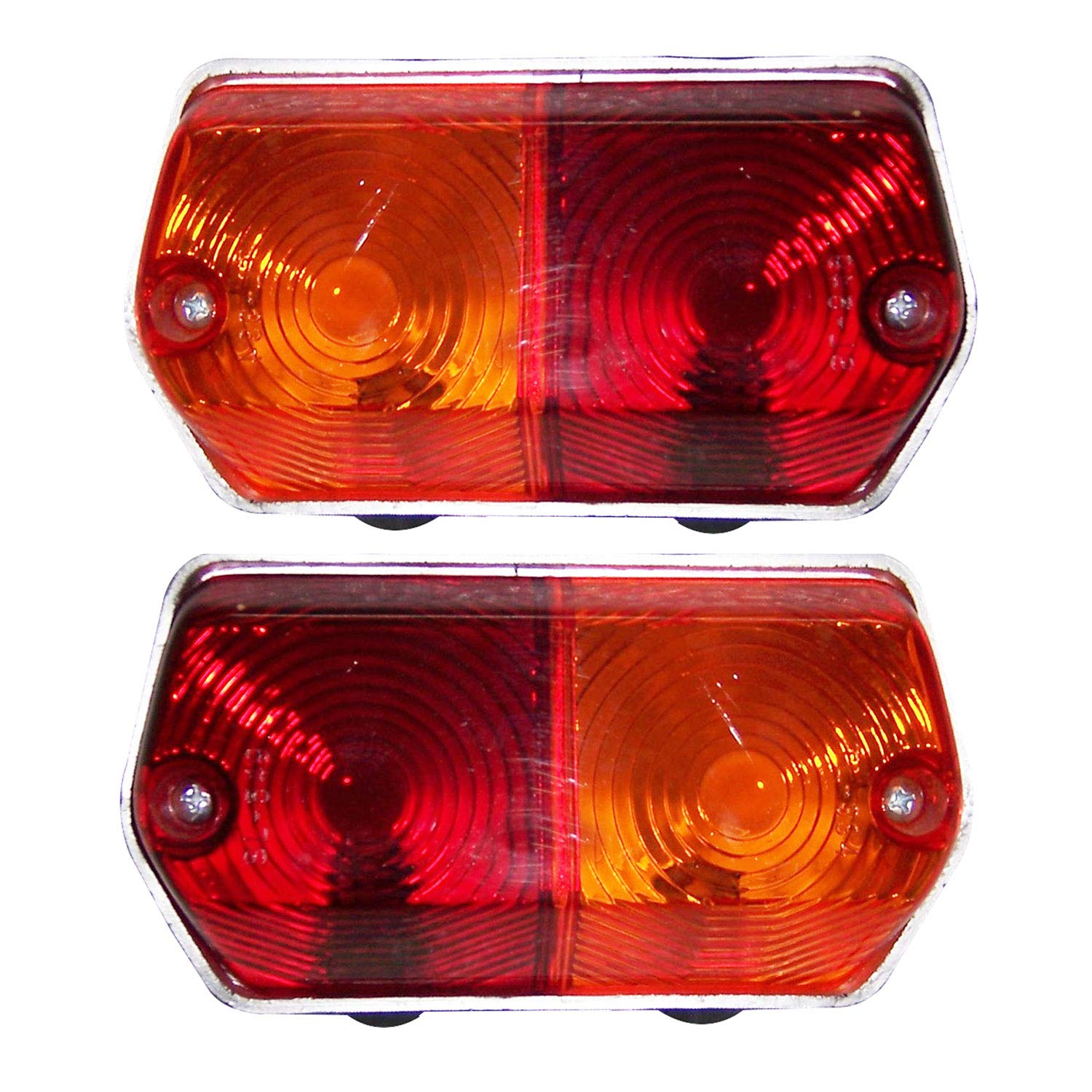 APSMOTIV Bajato Pair of Tractor Tail Light Assembly flasher lamp Rear Tail Light Suitable for Ebro Tractor and Universal Application von Bajato