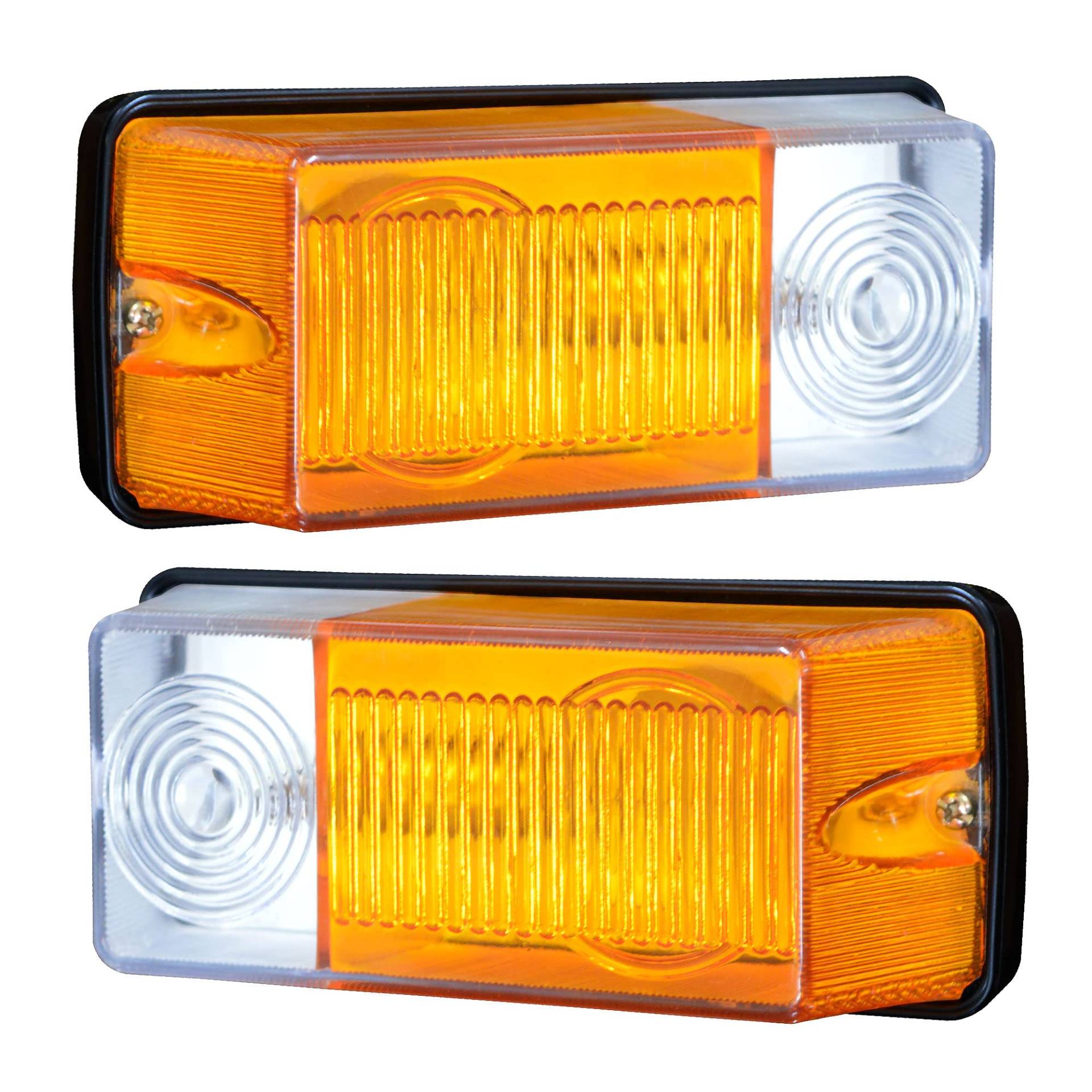 Bajato Paar Blinker-Montage-Halogen-Front-Kombinationslicht-Traktor-Kotflügelleuchten, flache Basis mit 12-V-Glühlampen, geeignet für Traktoren der Zetor UR1-Serie Bajato Paar Blinker-Montage-Halogen-Front-Kombinationslicht-Traktor-Kotflügelleuchten, flache Basis mit 12-V-Glühlampen, geeignet für Traktoren der Zetor UR1-Serie von APSMOTIV