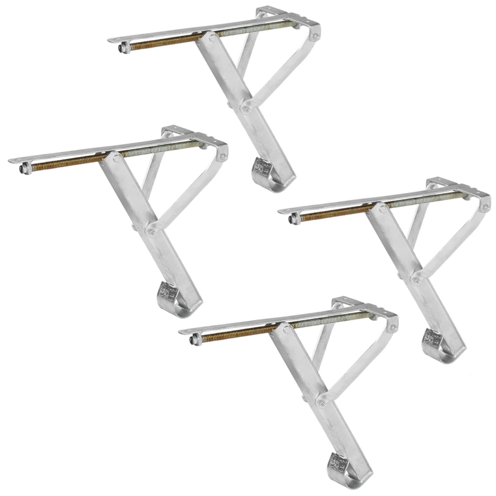 4x Universelle Ausdrehstütze bis 2000 Kg Stützfuß Wohnwagenstütze 460x195x440mm Kurbelstütze 4x Universelle Ausdrehstütze bis 2000 Kg Stützfuß Wohnwagenstütze 460x195x440mm Kurbelstütze von APT