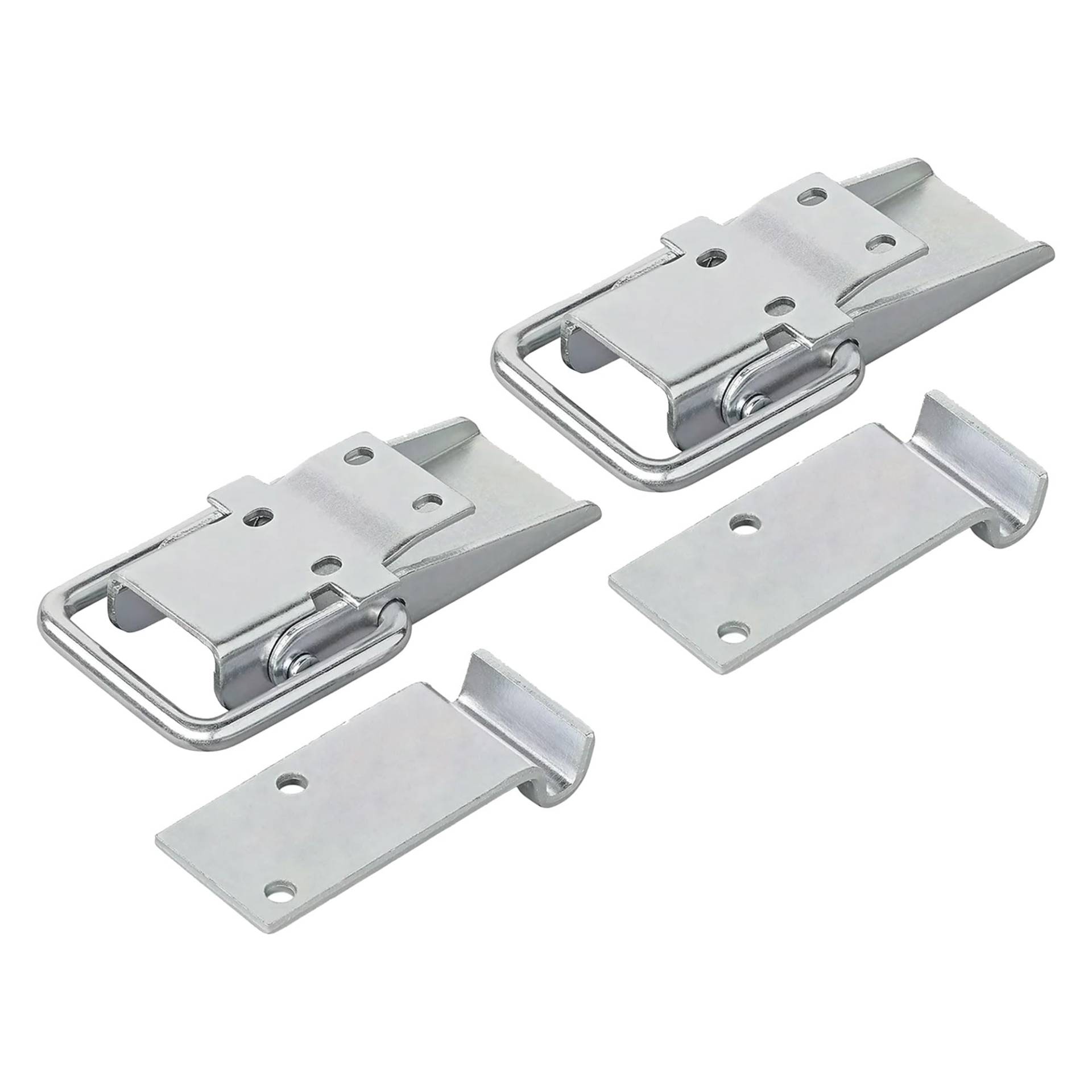 APT 2er Set Spannverschluss Exzenterverschluss verstellbar 140x7mm inkl. Gegenhalter, Bordwandverschluss für Anhänger APT 2er Set Spannverschluss Exzenterverschluss verstellbar 140x7mm inkl. Gegenhalter, Bordwandverschluss für Anhänger von APT