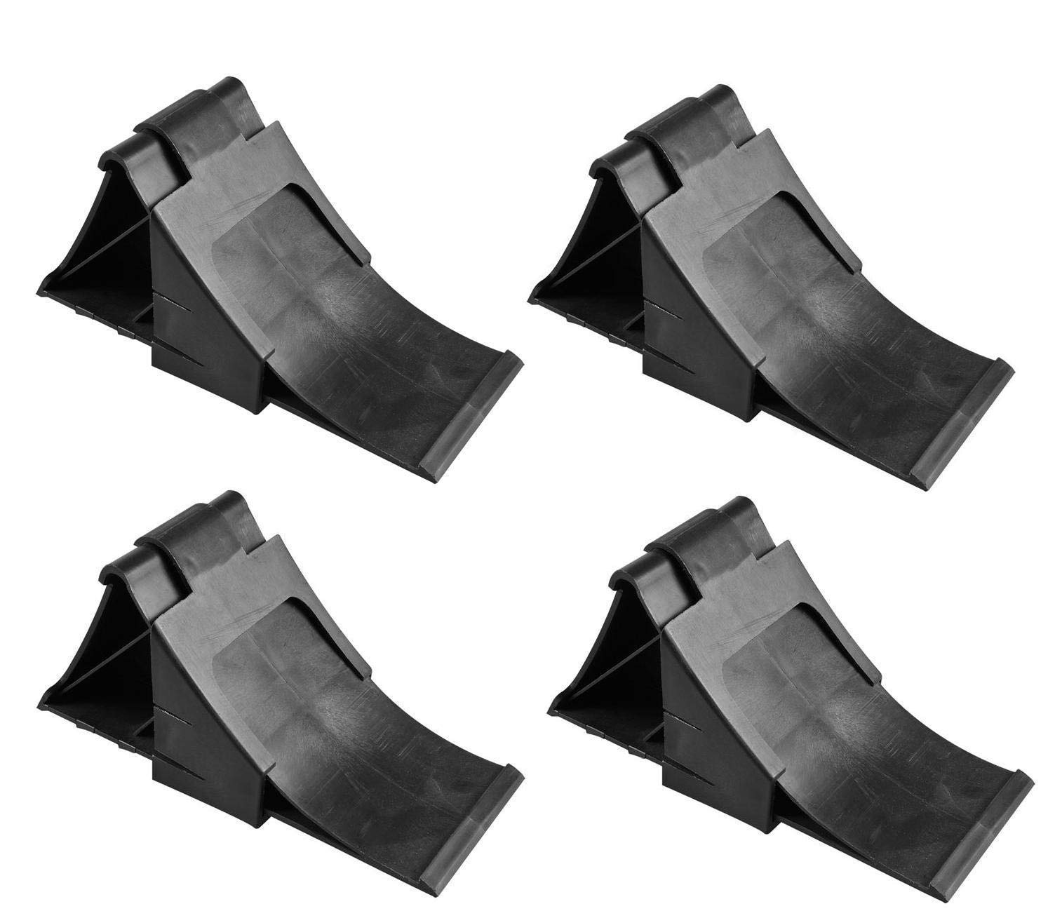 APT 4X Unterlegkeile mit Halter in Schwarz für Wohnmobil Anhänger Bremskeile Hemmschuhe APT 4X Unterlegkeile mit Halter in Schwarz für Wohnmobil Anhänger Bremskeile Hemmschuhe von APT