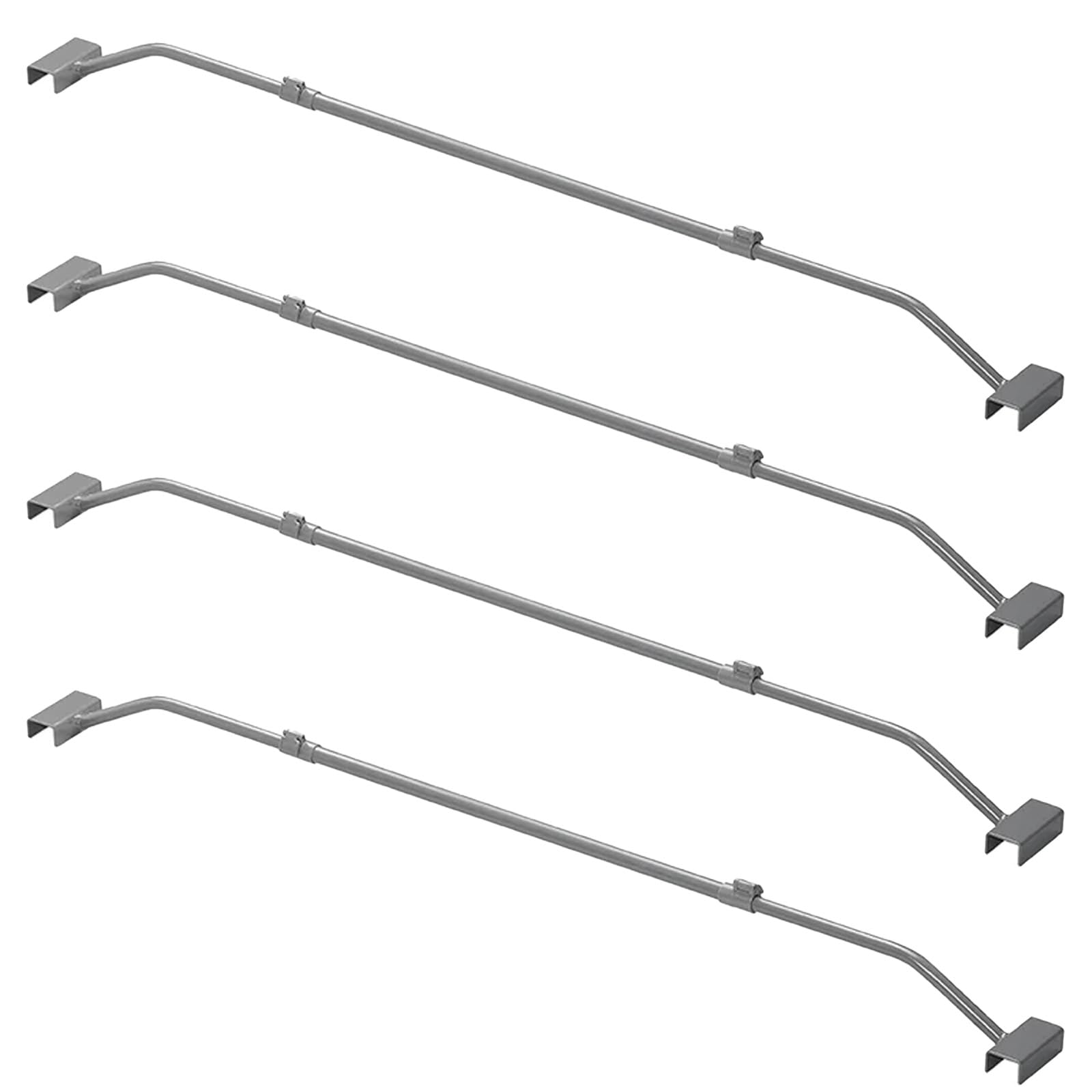 APT 4er Set Anhänger Flachplanenbügel verstellbar 100-155cm Planenstütze Metall Planenbügel APT 4er Set Anhänger Flachplanenbügel verstellbar 100-155cm Planenstütze Metall Planenbügel von APT