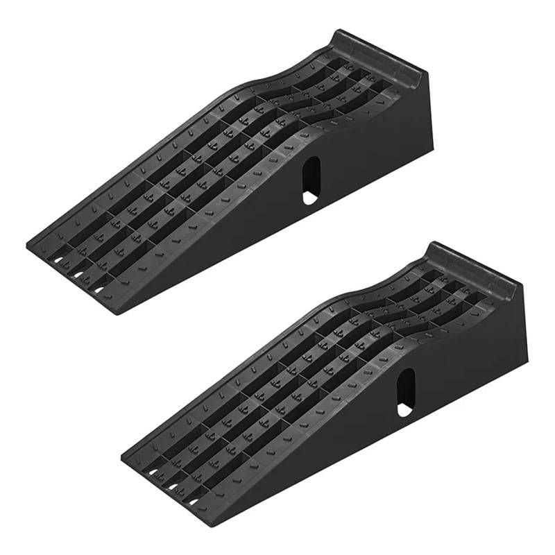 Auffahrrampe 2 Stück bis 3000Kg Auffahrkeil 21x91x31cm Rampe für PKW, Wohnmobil von APT