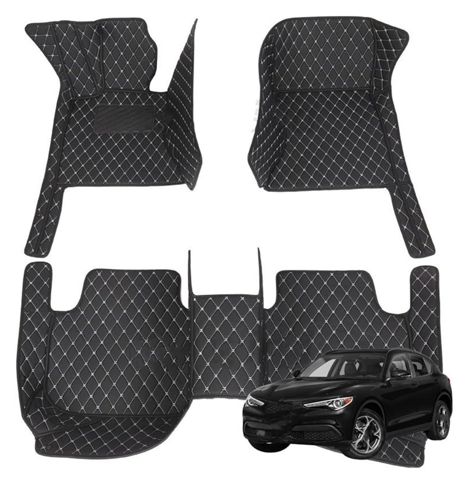 Autoteppich Car Mat Custom Made Leather Car Floor Mats for Mazda CX5 CX-5 2015 2016 Interior Carpets Rugs Foot Pads Accessories (Color : Price for 1 Seat 1)(Price for 5 Seats 5) von APTKCMCNVG