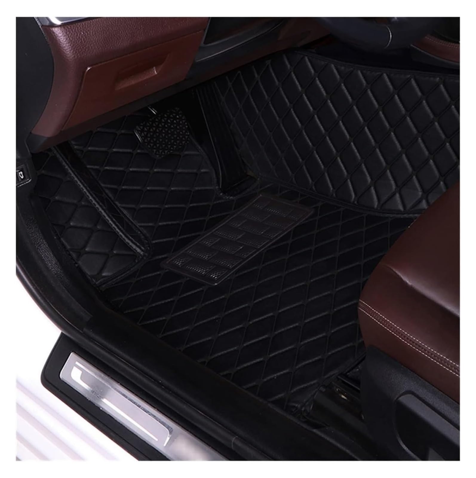 Autoteppich Für 3 F30 E90 330i 335i 320i Fünf Türen 2008 2009 2010 2011 2012 Fußpolster Teppichbezug Innenausstattung Automatte Auto-Fußmatten(1PC 1) von APTKCMCNVG