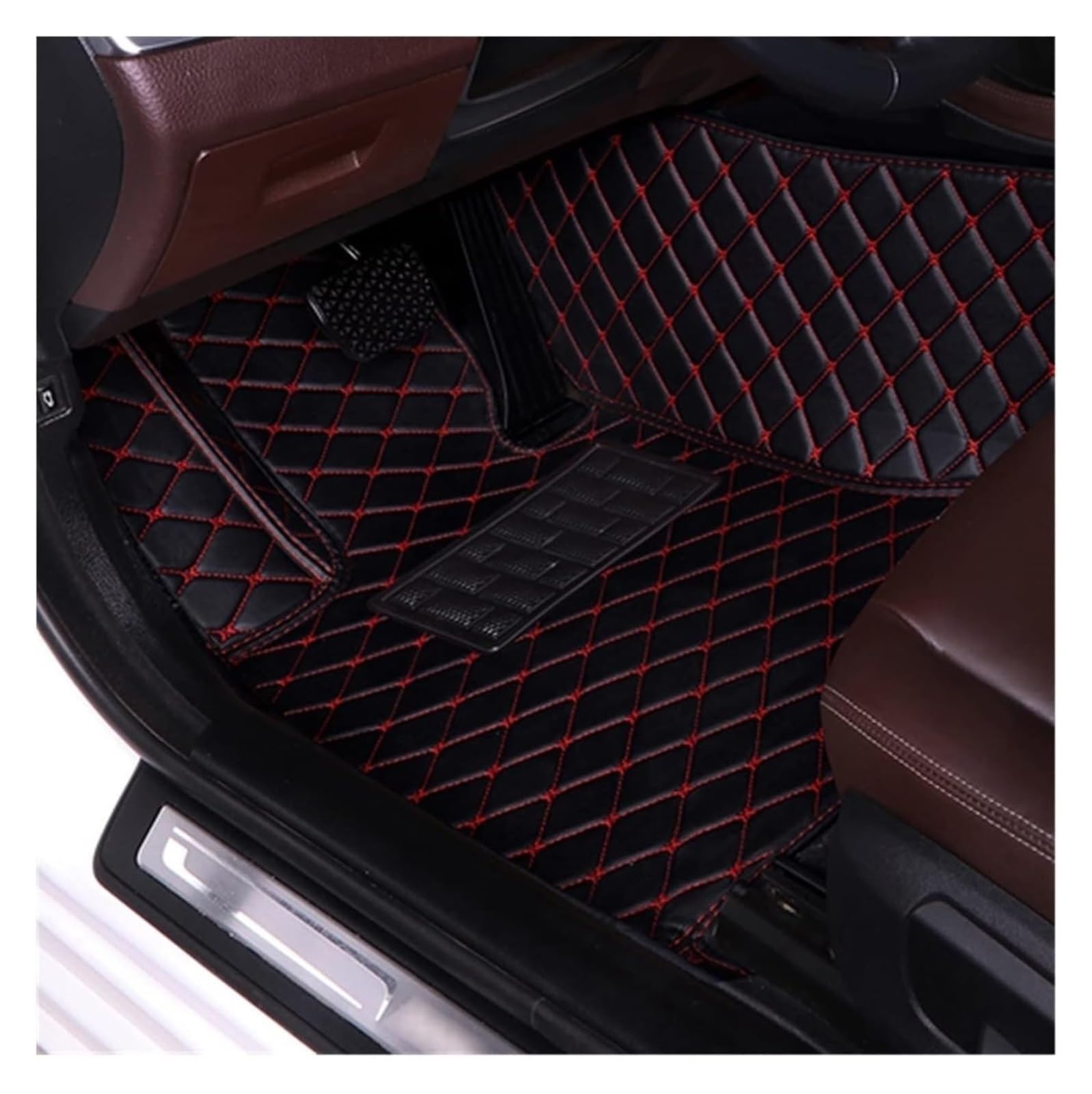 Autoteppich Für 3 F30 E90 330i 335i 320i Fünf Türen 2008 2009 2010 2011 2012 Fußpolster Teppichbezug Innenausstattung Automatte Auto-Fußmatten(1PC 2) von APTKCMCNVG