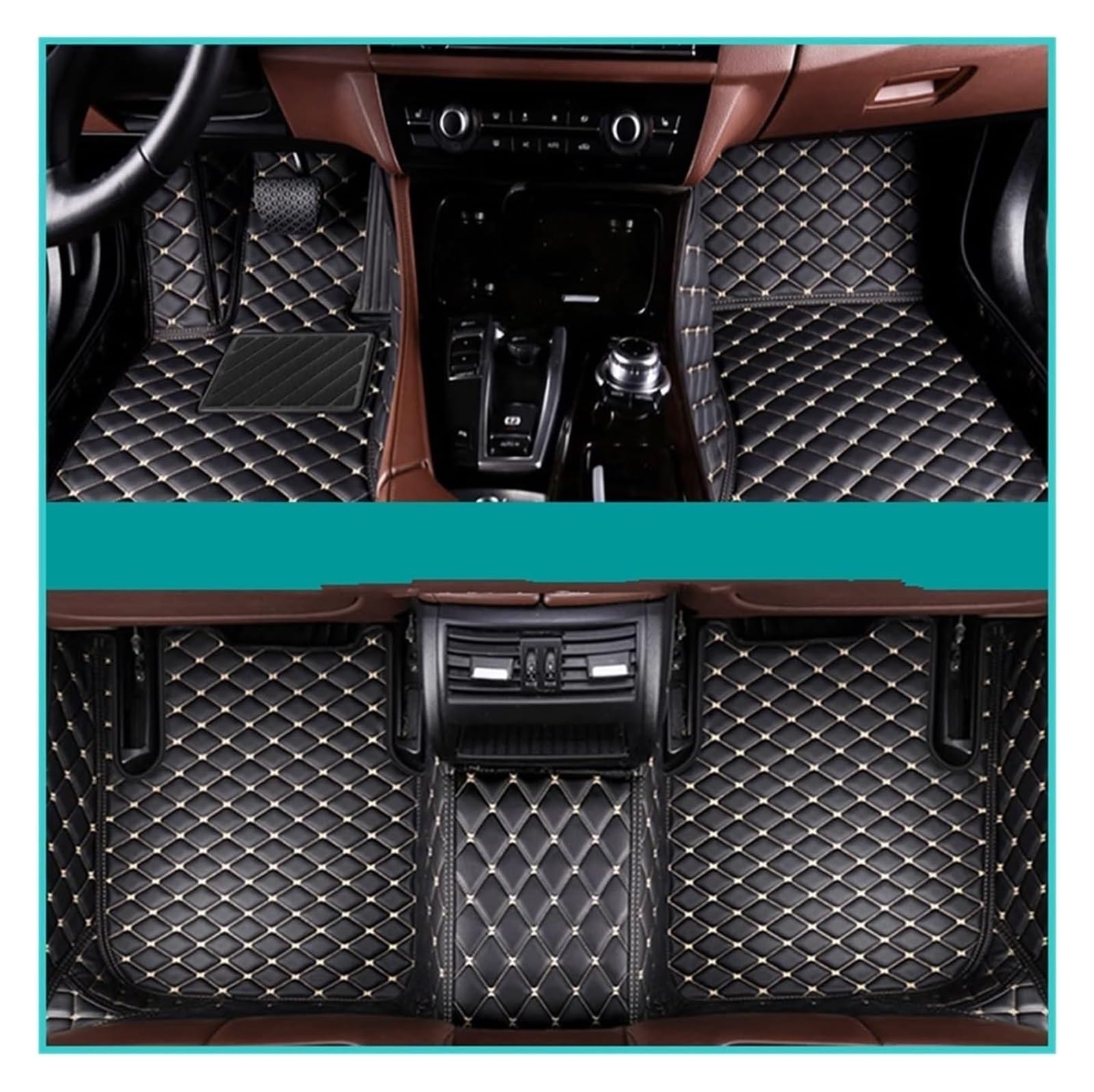 Autoteppich Für Aveo 2008 2009 2010 Benutzerdefinierte Fußpolster Autoteppichbezug Innenausstattung Automatte Auto-Fußmatten(10) von APTKCMCNVG