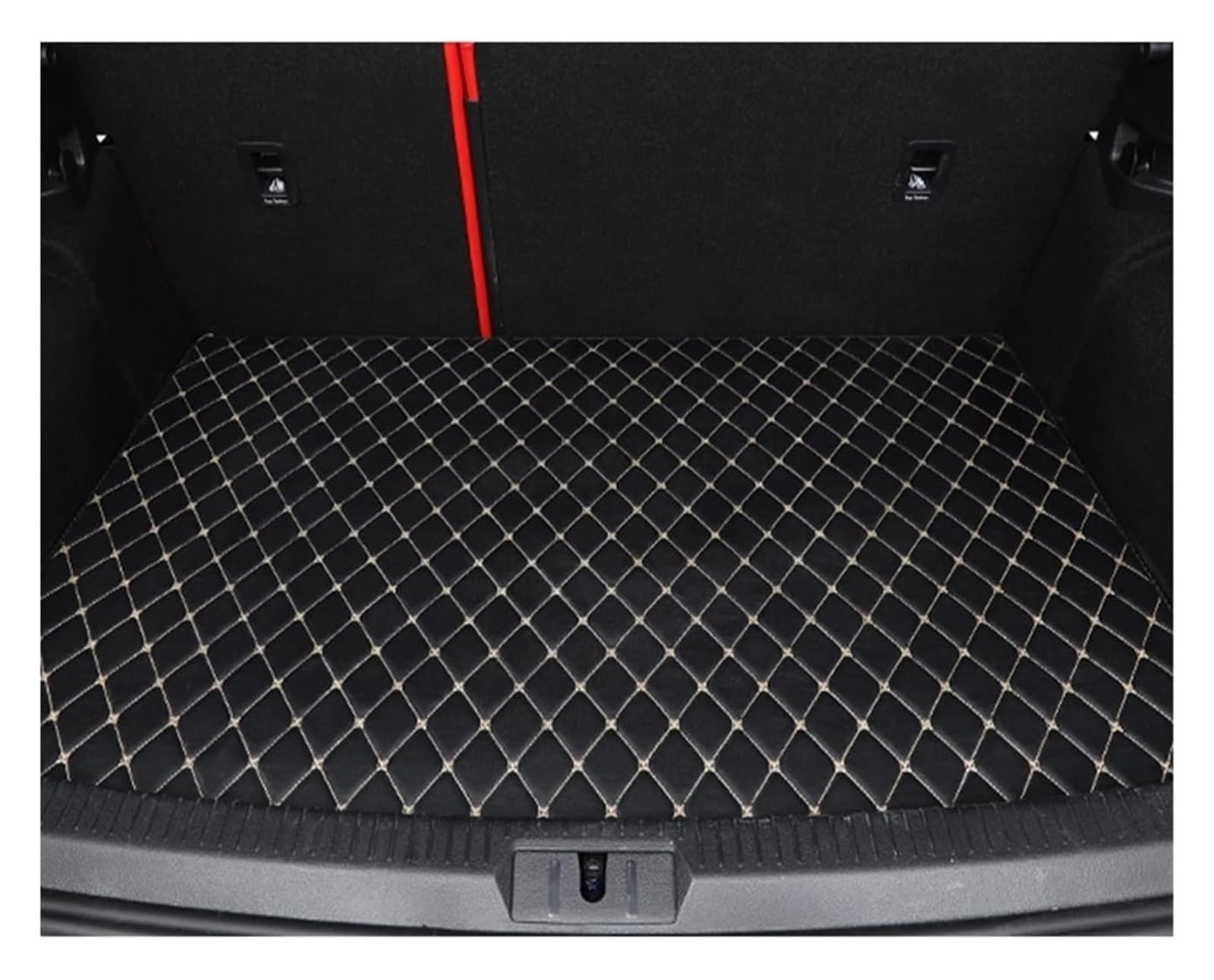 Autoteppich Für F&ord Für Mustang 2015-2022 Fußpolster Autoteppichbezug Automatte Autofußmatten Kofferraummatte(Trunk Pads 2) von APTKCMCNVG