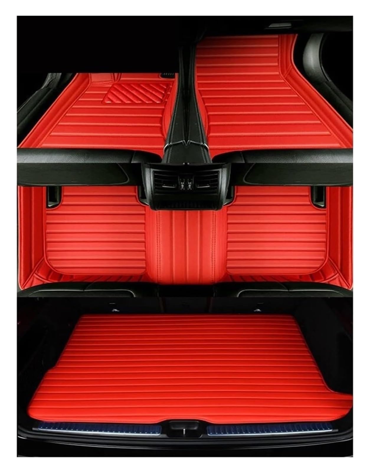 Autoteppich Für F20 1er-Serie 4-Türer 2011-2019 Innenausstattung Teppich-Automatten Benutzerdefinierte Streifen-Auto-Fußmatten(12) von APTKCMCNVG