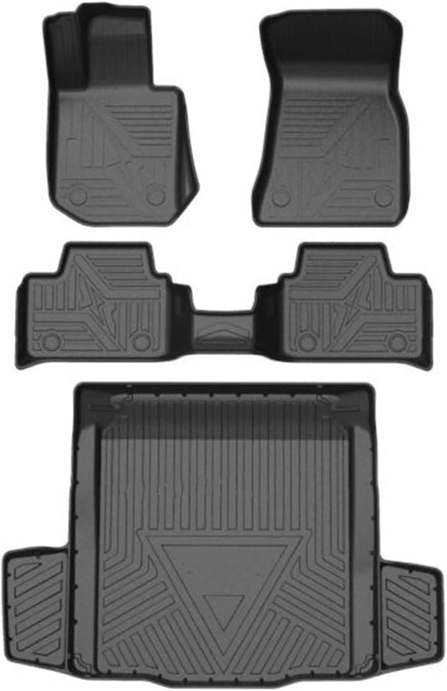 Autoteppich Für G20 320i 330i LHD Autoteppich-Bodenmatte Kompletter Satz Verkleidung Für G20 320i 330i 325 LHD wasserdichte Bodenmatte Kofferraummatte(LHD Floor mat Trunk mat) von APTKCMCNVG