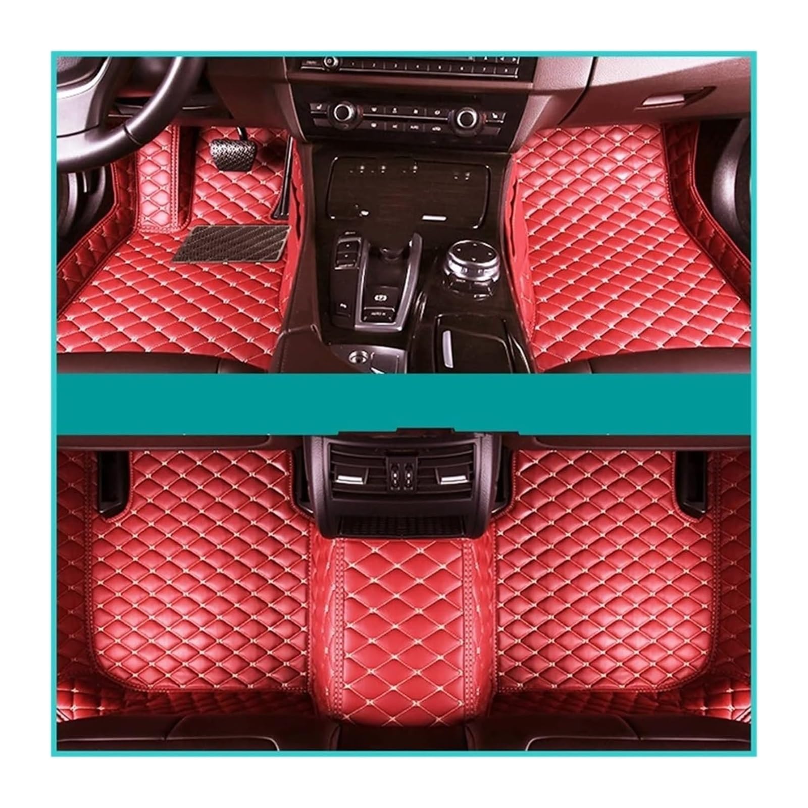 Autoteppich Für Hyundai Für Accent 2006-2011 Benutzerdefinierte Fußpolster Teppichbezug Innenausstattung Automatte Auto-Fußmatten(6) von APTKCMCNVG