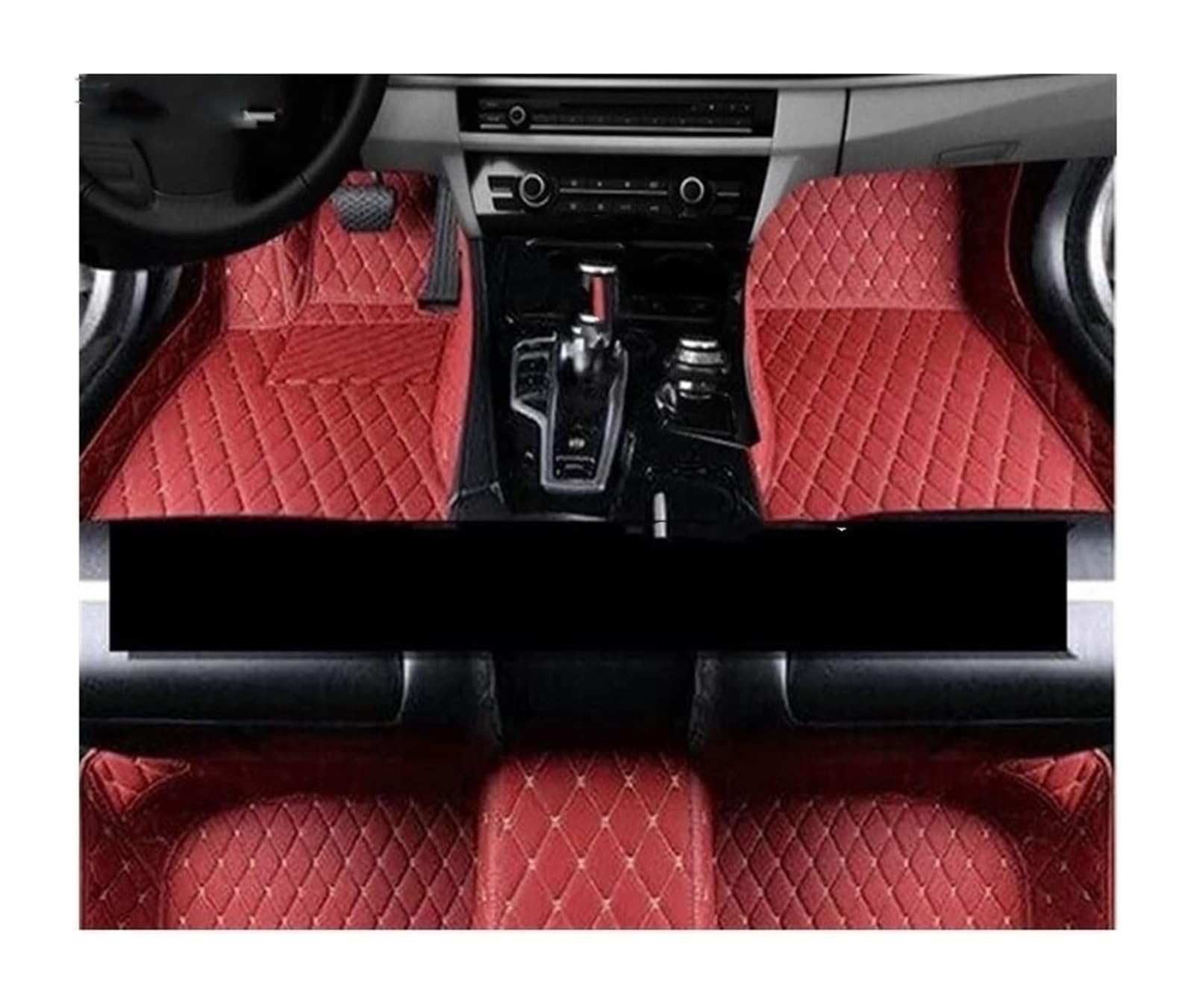 Autoteppich Für Jaguar XF X260 2016 2017 2018 2019 2020 2021 2022 Teppichmatte Teppiche Innenausstattung Automatte Auto Fußmatten(LHD 1 Set 6) von APTKCMCNVG