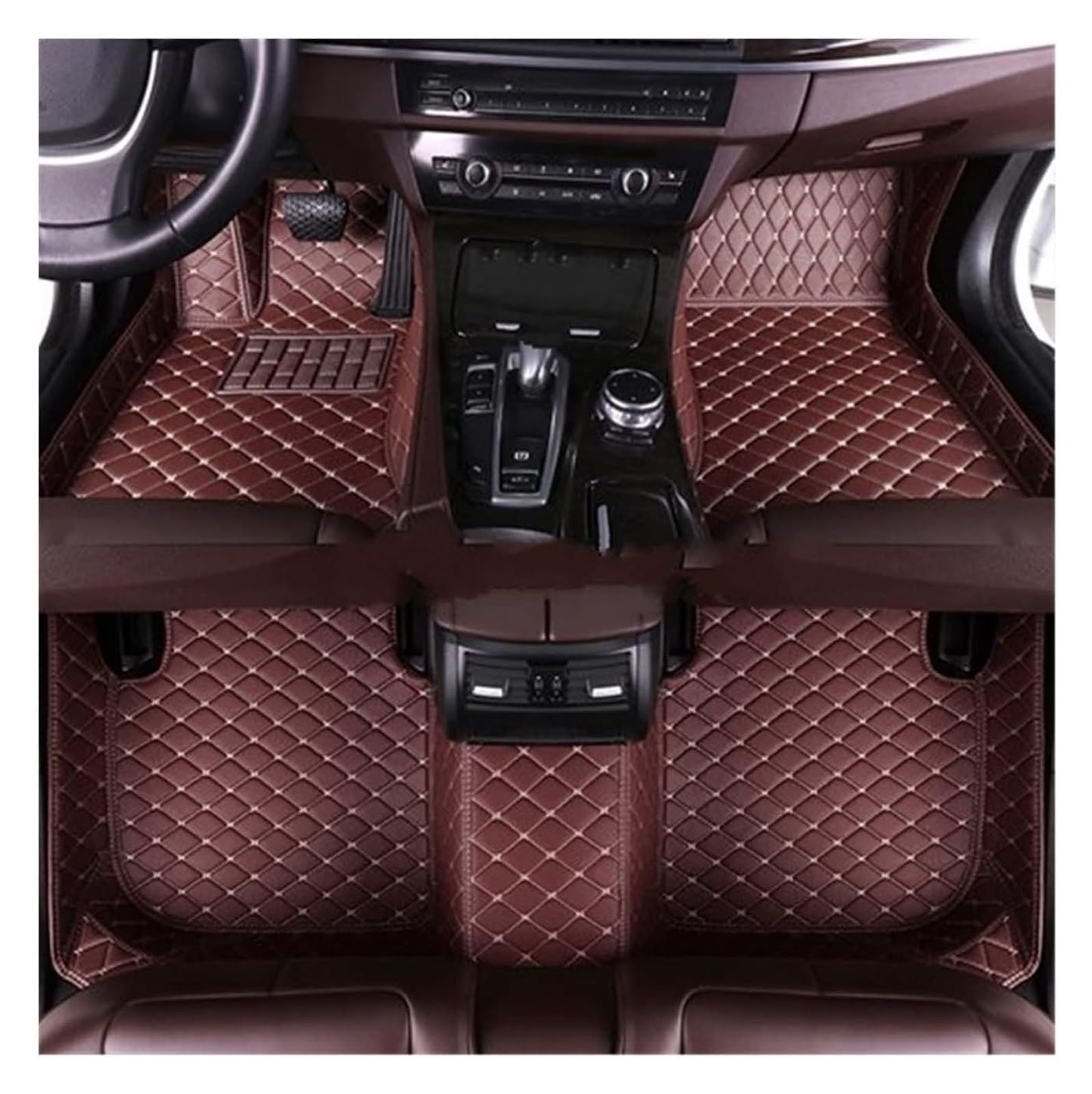 Autoteppich Für Kia Für Cerato 2007 2008 2009 2010 2011 2012 2013 2014 2015 2016 2017 Fußpolster Innenausstattung Automatte Auto-Fußmatten(9) von APTKCMCNVG