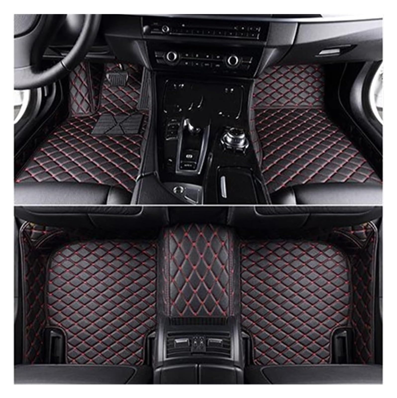 Autoteppich Für M&ITSUBISHI Für Pajero 2010-2022 Innenausstattung Autozubehör Teppich Automatte Auto-Fußmatten(2) von APTKCMCNVG
