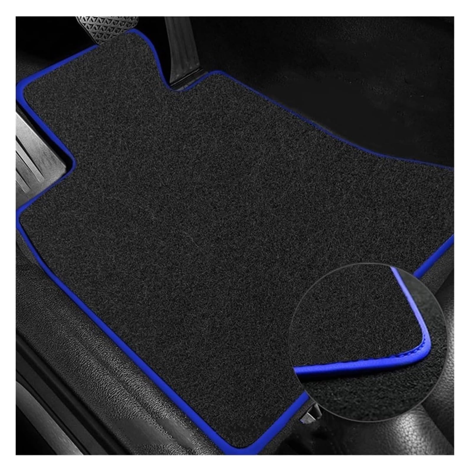 Autoteppich Für MG 5 GT 2020 2021 2022 2023 Teppiche Fußpolster Teppiche Abdeckung Fußpolster Innenaufkleber Automatte Auto Fußmatten(RHD Polyester 3pcs 1) von APTKCMCNVG