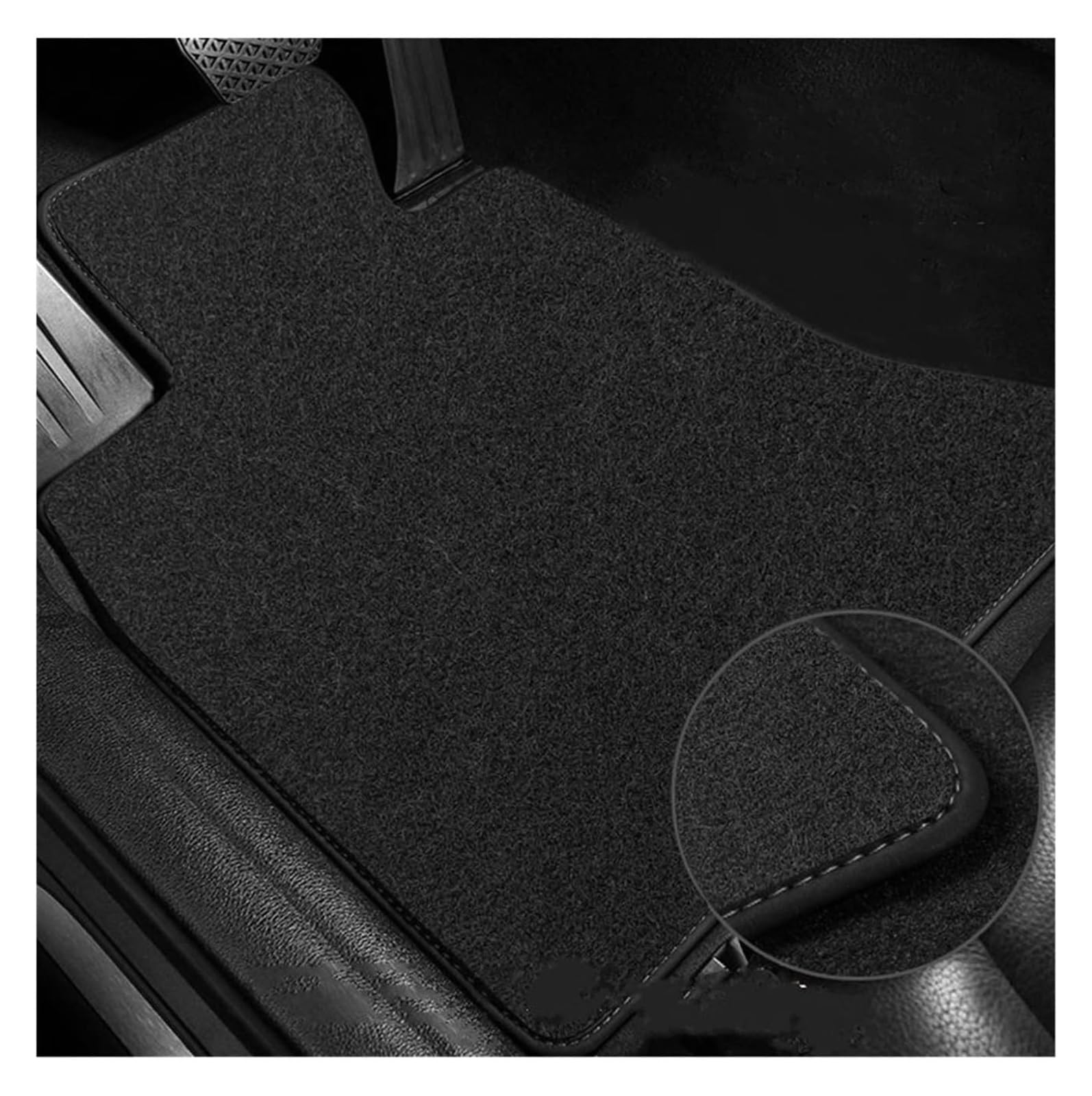 Autoteppich Für MG 5 GT 2020 2021 2022 2023 Teppiche Fußpolster Teppiche Abdeckung Fußpolster Innenaufkleber Automatte Auto Fußmatten(RHD Polyester 3pcs 2) von APTKCMCNVG