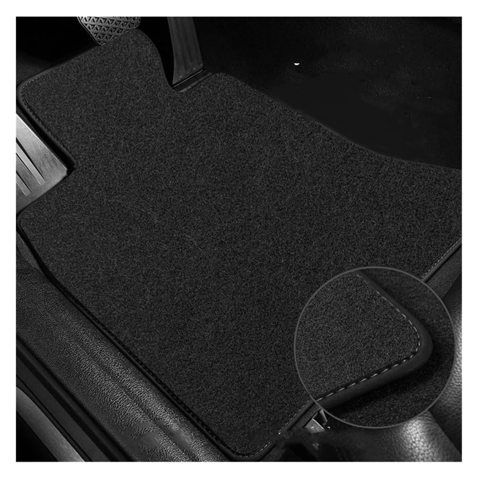 Autoteppich Für MG4 EV 2022 Für MG 4 Matten EH32 2023 Auto-Fußmatten Panel Fußpolster Teppiche Abdeckung Cape Teppiche Fußpolster Automatte(LHD Polyester 3pcs 2) von APTKCMCNVG