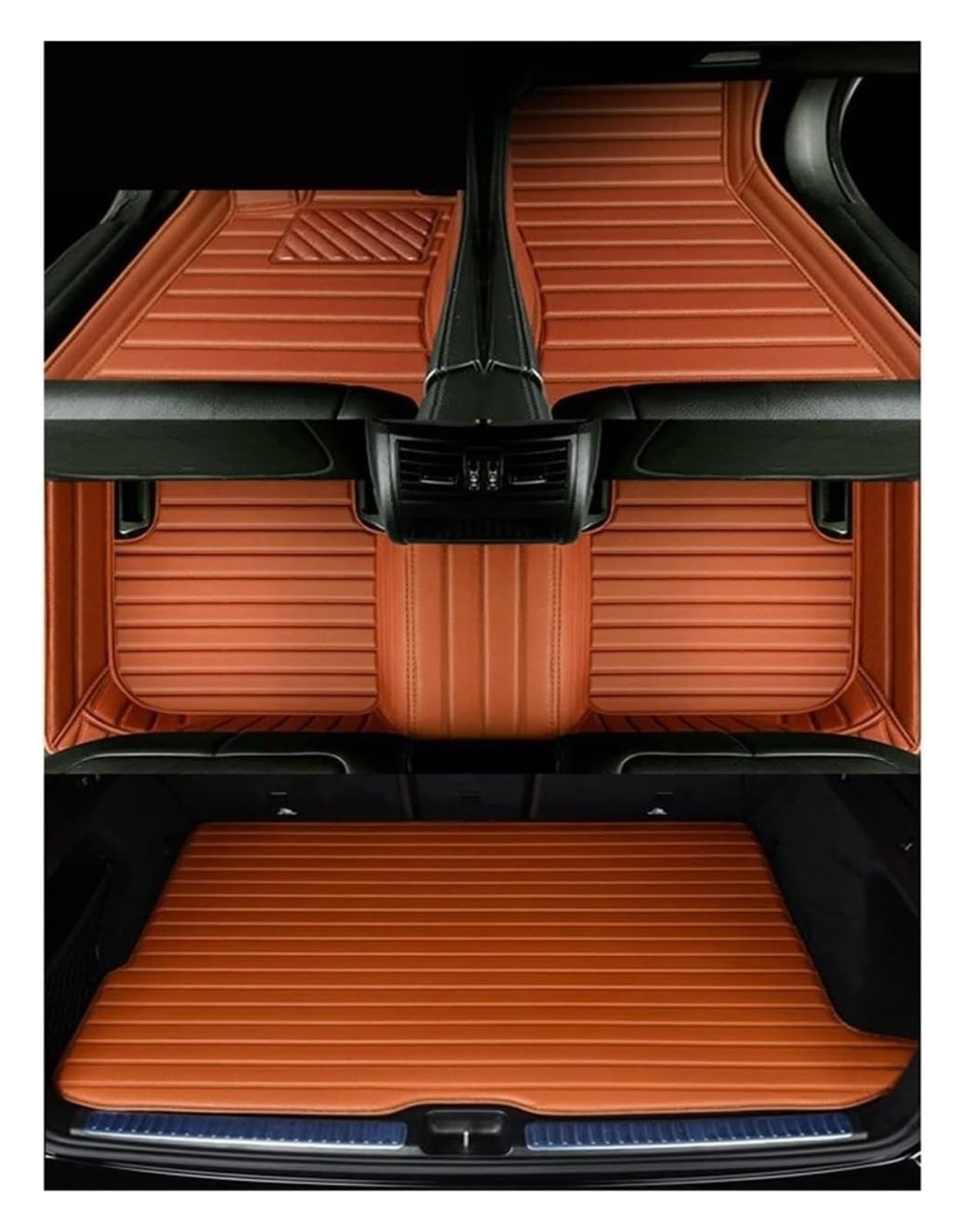 Autoteppich Für Mercedes W203 C-Klasse 2004 2005 2006 2007 Jahr Innenausstattung Teppich Automatte Benutzerdefinierte Streifen Auto Fußmatten(10) von APTKCMCNVG