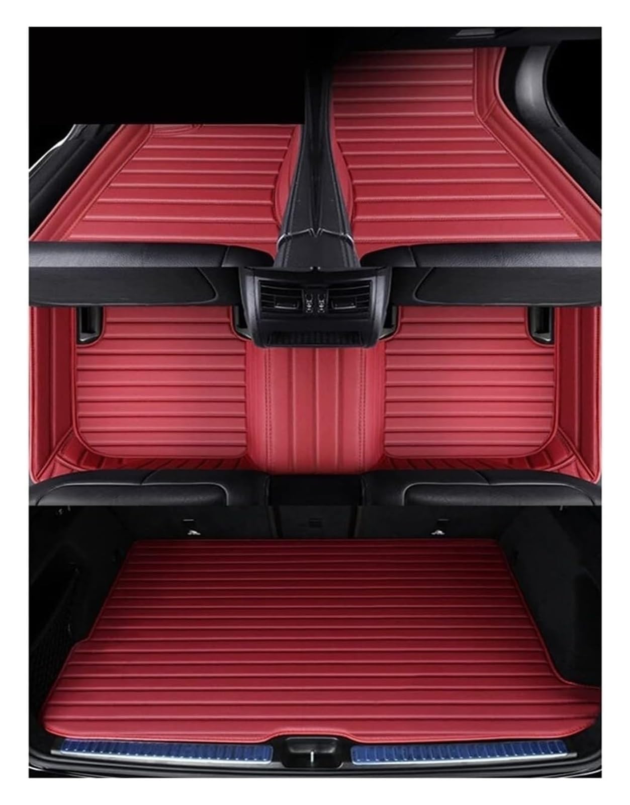 Autoteppich Für Mercedes W203 C-Klasse 2004 2005 2006 2007 Jahr Innenausstattung Teppich Automatte Benutzerdefinierte Streifen Auto Fußmatten(7) von APTKCMCNVG
