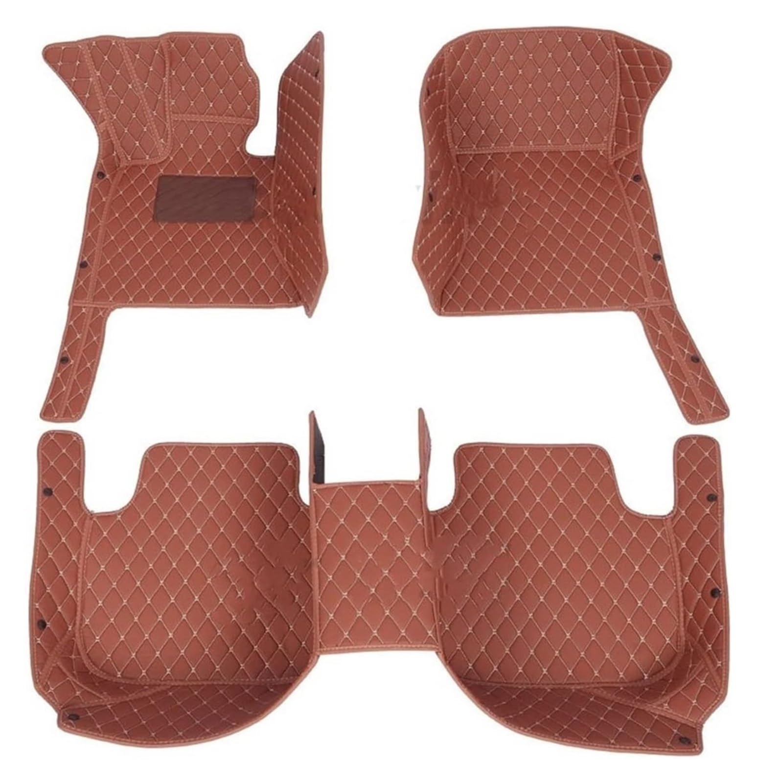 Autoteppich Für Octavia A5 2004 2005 2006 2007 Teppiche Teppich Fußpolster Automatte Maßgeschneiderte Lederauto-Fußmatten(Price for 5 Seats 3) von APTKCMCNVG