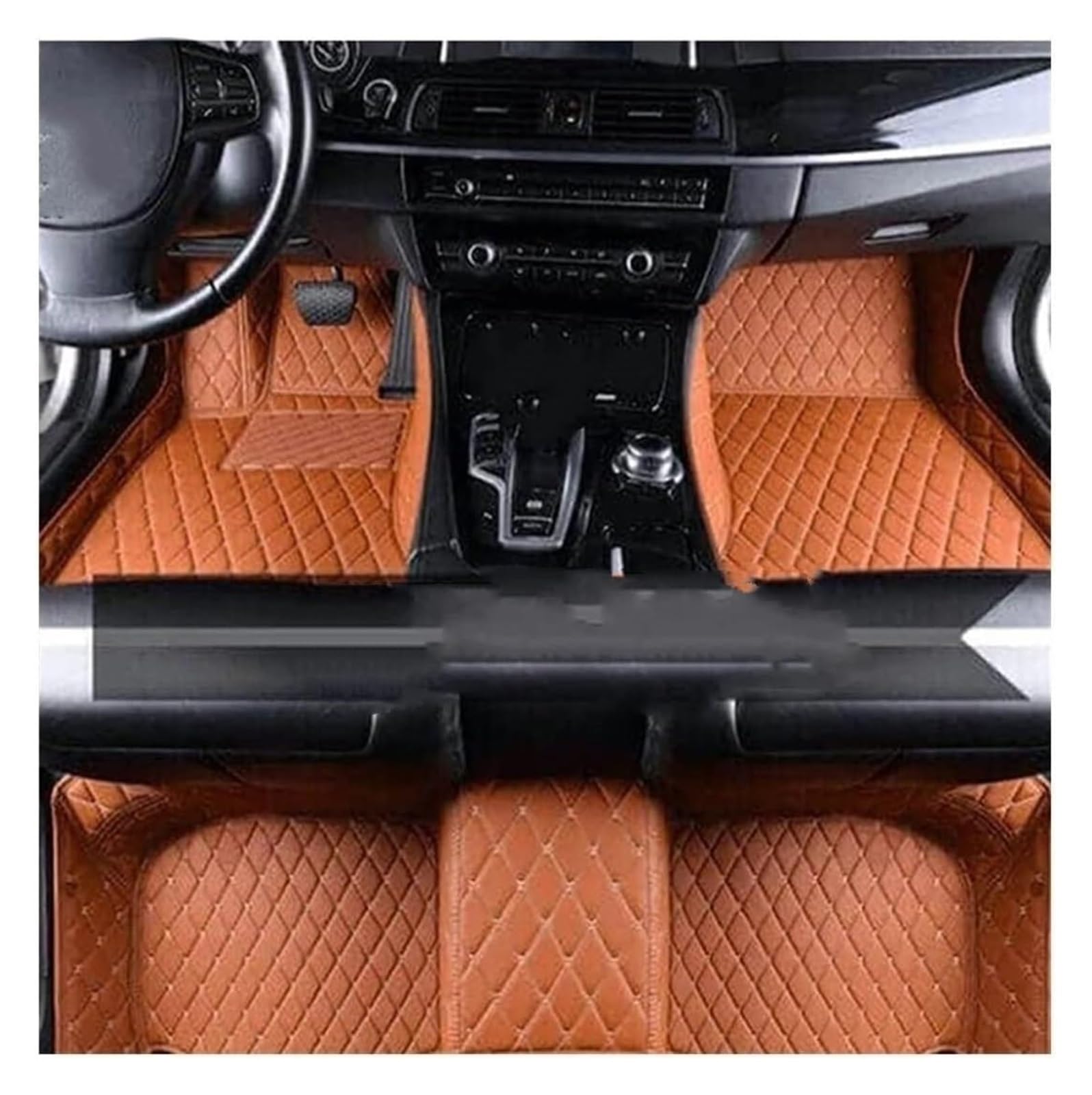 Autoteppich Für T&oyota Für Aygo 2015-2022 wasserdichte Teppiche Ledermatte Pad Teppiche Automatte Auto Fußmatten(LHD 1 Set 9) von APTKCMCNVG