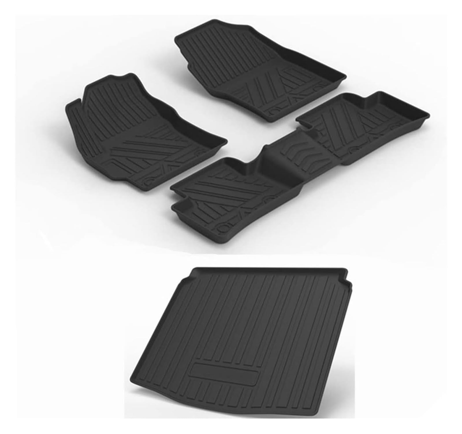 Autoteppich Für T&oyota Für Corolla Für Cross LHD Auto Teppich Fußmatten wasserdichte Fußmatten Kofferraummatten Auto Matte(LHD Floor Trunk mats) von APTKCMCNVG
