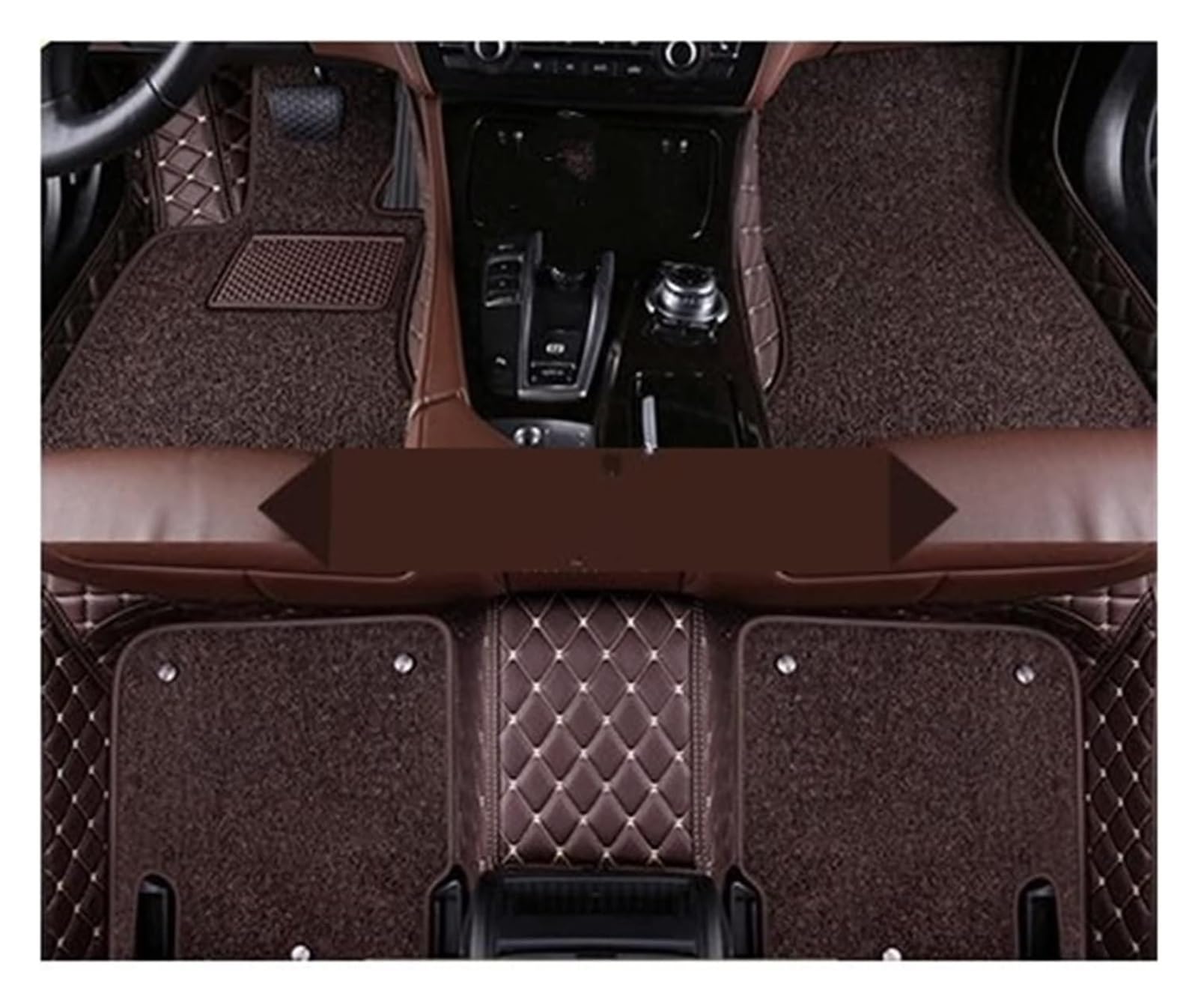 Autoteppich Für T&oyota Für Levin Hybrid 2018 2017 2016 Auto-Fußmatten Innenausstattung Zubehör Schützen Sie Teppiche Abdeckung Auto-Matte Teppiche(1 Set 6pcs 6) von APTKCMCNVG