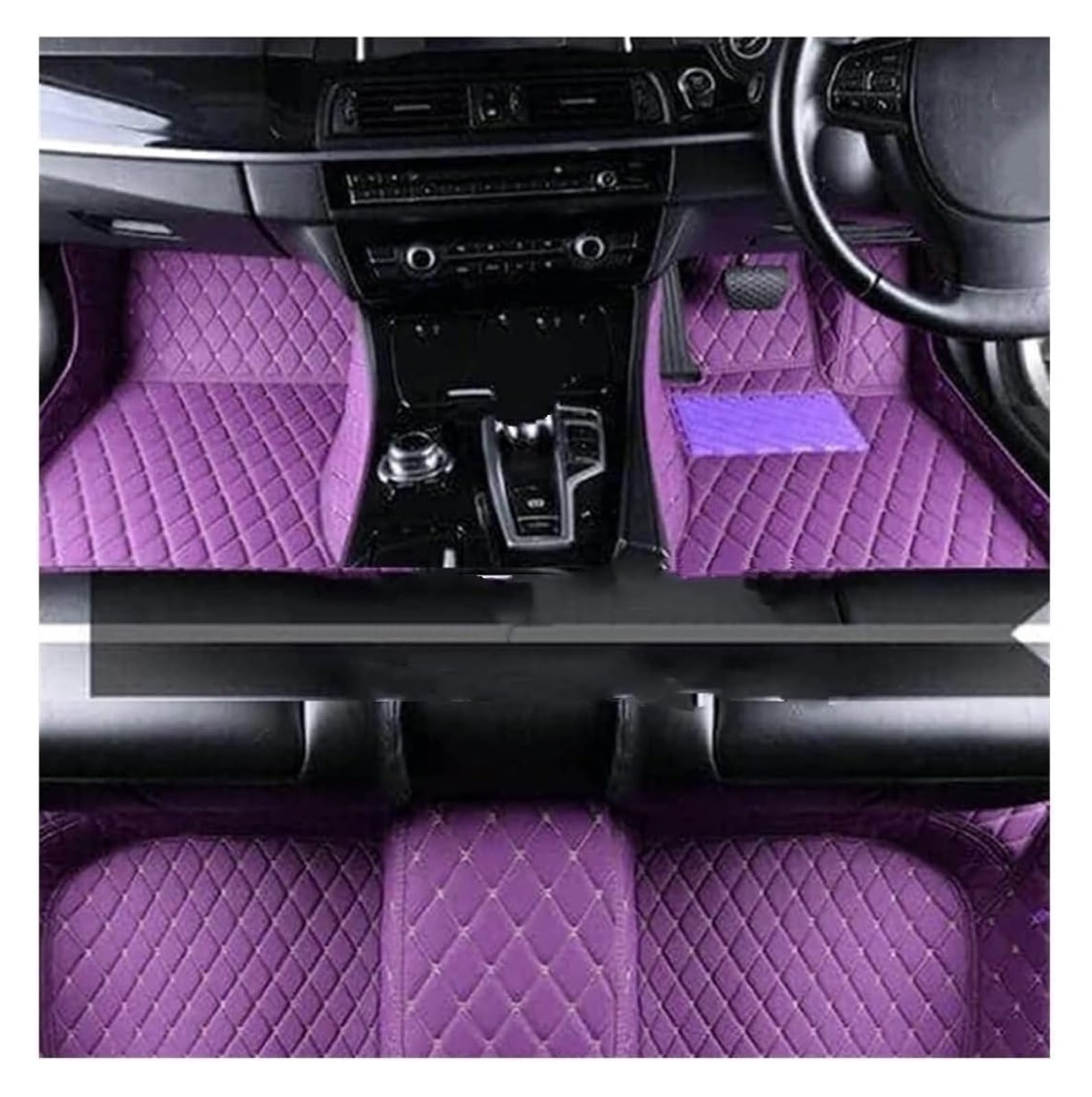 Autoteppich Für T&oyota RAV4 Für Vanguard XA30 2006 2007 2008 2009 2010 2011 2012 Teppiche Ledermatte Automatte Auto Fußmatten(RHD 1 Set 8) von APTKCMCNVG