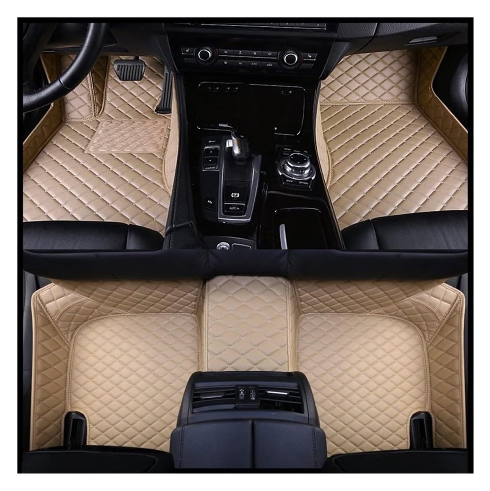 Autoteppich Für VW Für P&assat B7 2012 2013 2014 2015 Innenausstattung Lederteppiche Teppiche Fußpolster Automatte Auto-Fußmatten(3) von APTKCMCNVG