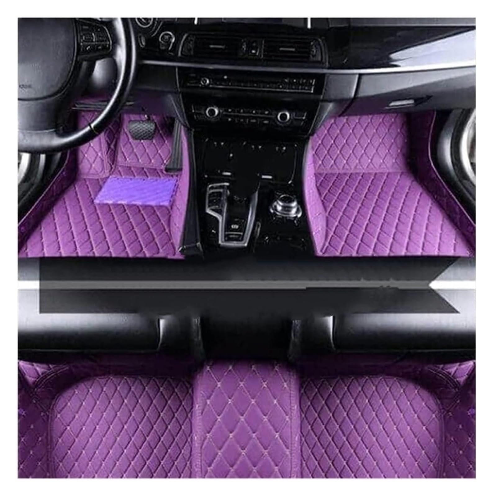 Autoteppich Für X5 E70 MK2 2008 2009 2010 2011 2012 2013 7 Sitze Schützen Teppich Teppich Innenausstattung Set Automatte Auto Fußmatten(LHD 1 Set 9) von APTKCMCNVG