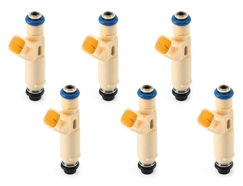 Einspritzdüse Für Escape 3.0L V6 2001 2002 2003 195500-3520 Kraftstoff Injektoren YL8E-C7B Kraftstoff Injektor 6 Stücke Fit von APTKCMCNVG