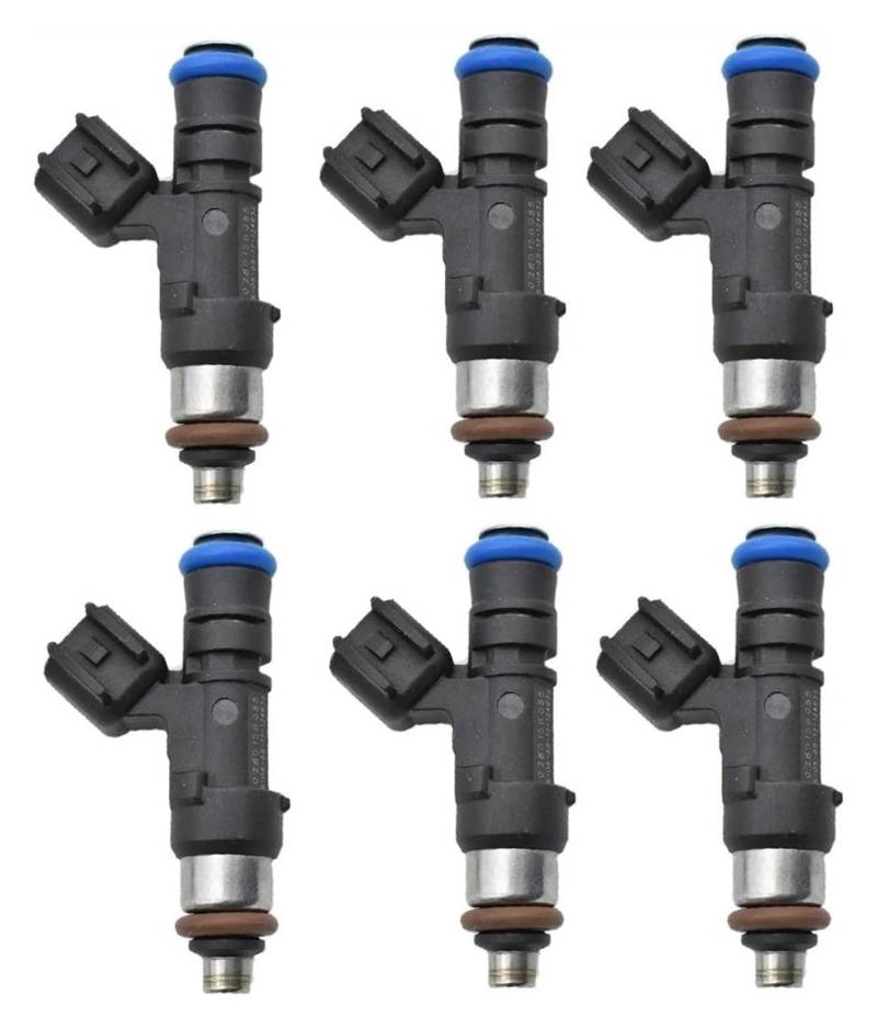 Einspritzdüse Für Land Für Rover Für LR3 2006 2007 4.0L GAS SOHC Saugmotor 6-teilige Einspritzdüsen OEM 0280158055 von APTKCMCNVG
