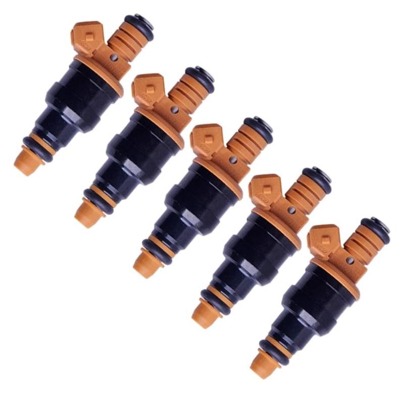 Einspritzdüse Für Volvo 315Cc T5 2.3L Ersatz Obere O-Ringe Ersatzteile Autoteile B5234T Reparatur Kraftstoffinjektor 5Stk 0280150785 von APTKCMCNVG