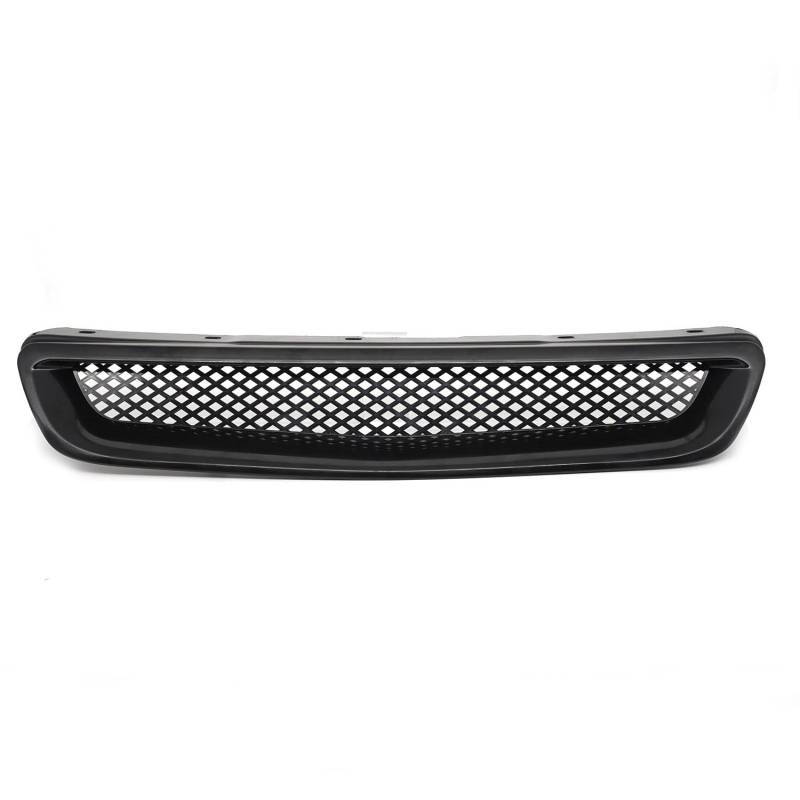 Frontkühlergrills ABS Kühlergrill Abdeckhaube Mesh Rennwagen Frontstoßstange Grill Für C&ivic EK CX DX EX HX LX 1996-1998(Schwarz) von APTKCMCNVG