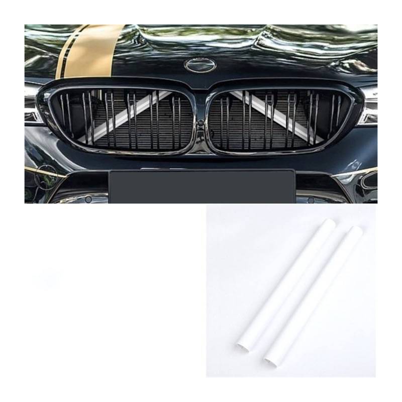 Frontkühlergrills Auto Kühlergrill Zierleisten Für F30 Für F31 Für F32 Für F33 Für F34 Für F36 Für F20 Für F21 Für F22 Für F23 Für G29(White 2Pcs) von APTKCMCNVG