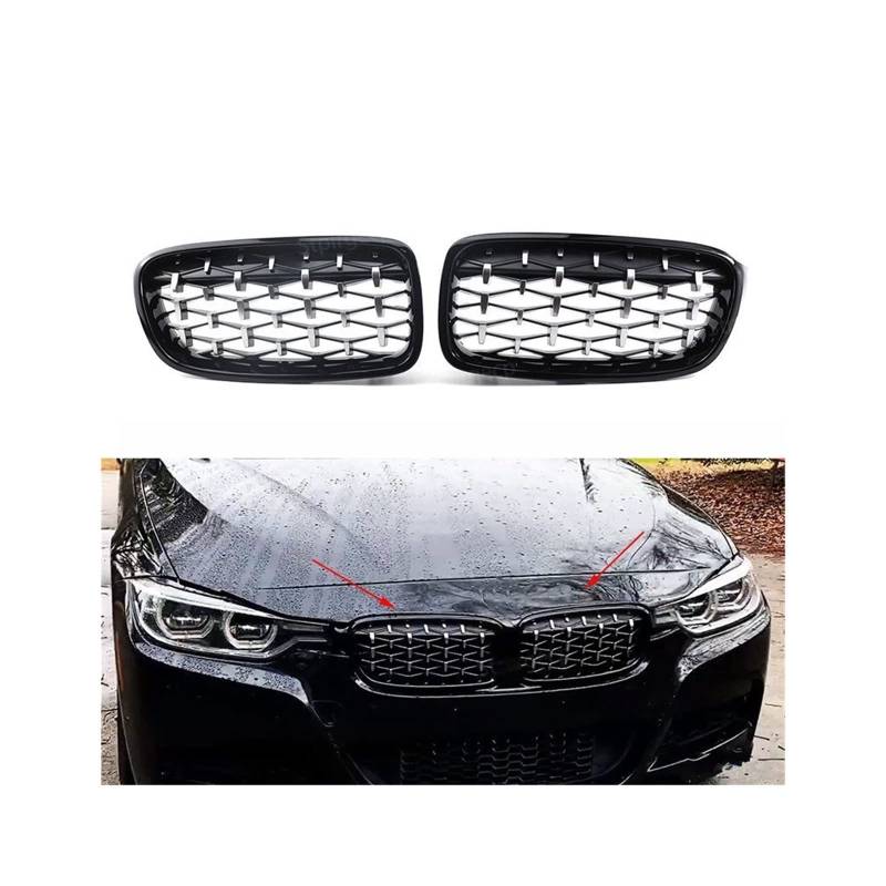 Frontkühlergrills Autozubehör Frontstoßstange Nierengrill Doppellamelle Racing Sportgrill Für 3er F30 F31 F35 2011-2019(1) von APTKCMCNVG