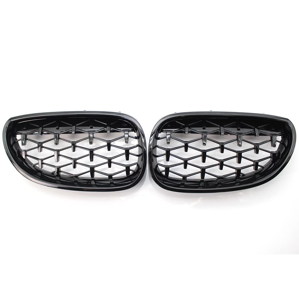 Frontkühlergrills Diamant Frontniere Grill Meteor Style Grill Auto Zubehör Chrom Auto Racing Grill Für E60 E61 5er Serie(3) von APTKCMCNVG