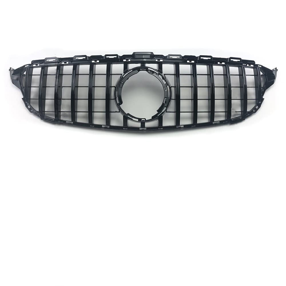 Frontkühlergrills Diamant-Frontstoßstangengrill Für M&ercedes W205 Grill C205 B&ENZ C 2014-2021 C200 C260 C180 C250 C300 Coupe AMG C43 Tuning GT GTR(G 19-21 Glossy Black) von APTKCMCNVG