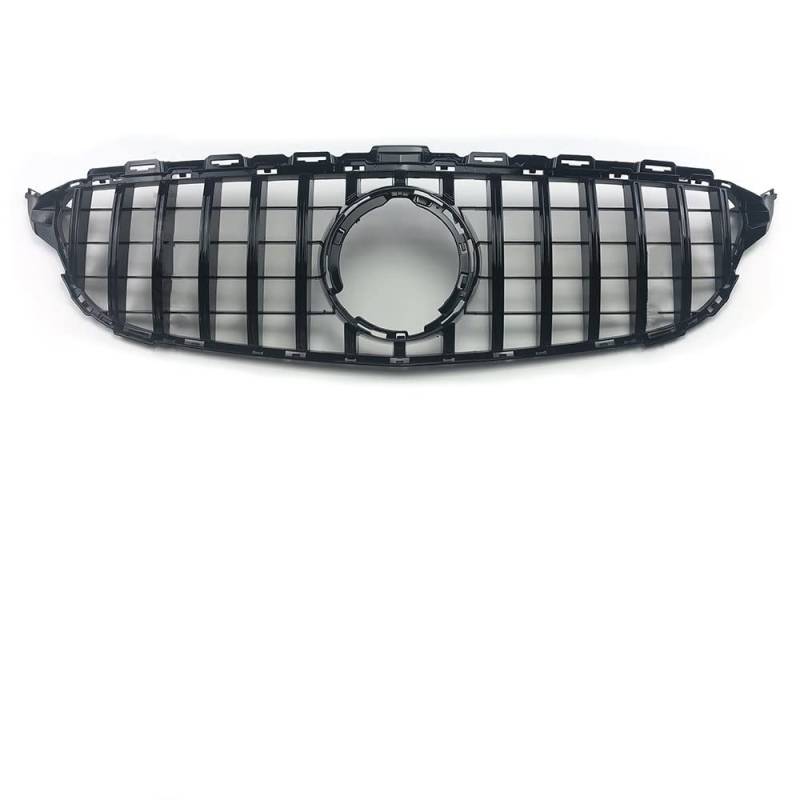 Frontkühlergrills Diamant-Frontstoßstangengrill Für M&ercedes W205 Grill C205 B&ENZ C 2014-2021 C200 C260 C180 C250 C300 Coupe AMG C43 Tuning GT GTR(G 19-21 Glossy Black) von APTKCMCNVG