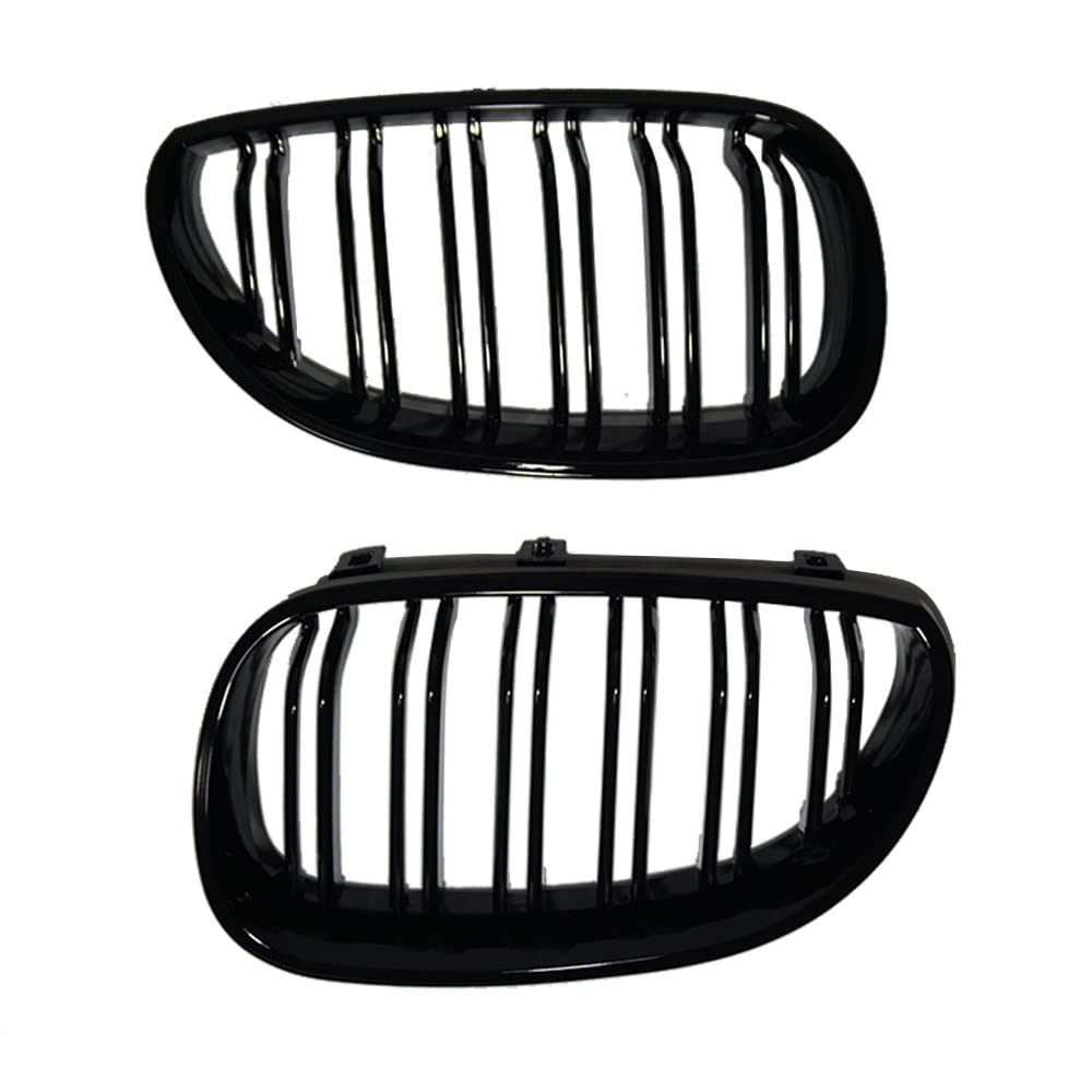 Frontkühlergrills Dual Line Double Slat Auto Styling Car Front Nierengitter Renngrill Für E61 5er 2004-2009 Frontkühlergrills Dual Line Double Slat Auto Styling Car Front Nierengitter Renngrill Für E61 5er 2004-2009 von APTKCMCNVG