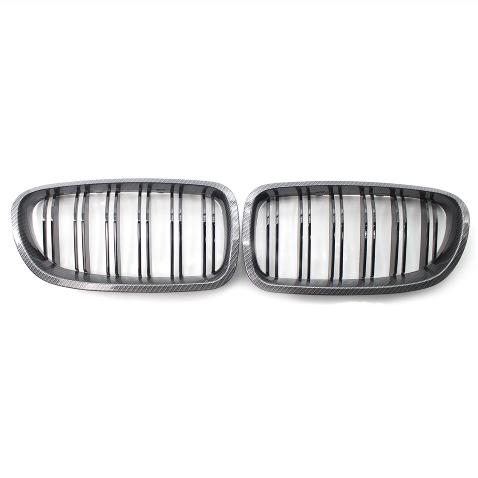 Frontkühlergrills Für 5er F10 F11 520d 530d 540i 528i 535i M5 Auto Frontgrill Breiter Nierengrill Grill(Carbon Fiber) von APTKCMCNVG