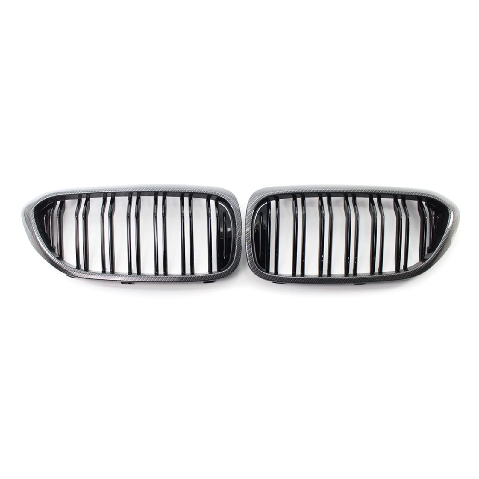 Frontkühlergrills Für 5er-Serie, für M5, für G31, für 520i 2016 2017 2018 2019, vorderer Nierengrill, vorderer Stoßstangengrill(Glossy Black) von APTKCMCNVG
