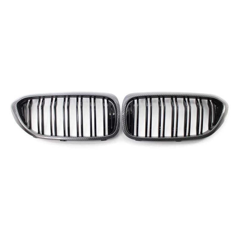 Frontkühlergrills Für 5er-Serie, für M5, für G31, für 520i 2016 2017 2018 2019, vorderer Nierengrill, vorderer Stoßstangengrill(Glossy Black) von APTKCMCNVG
