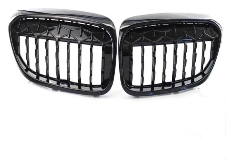 Frontkühlergrills Für 5er-Serie Für G30 Für G38 2017-2019 Frontstoßstangengrill Frontkühlergrills Autogitter Frontgrill Stoßstangenhaube(Schwarz) von APTKCMCNVG