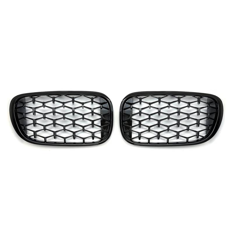 Frontkühlergrills Für 7er G11 G12 2016-2020 Nierengitter Im Diamond-Stil, Renngitter, Ersatzteile, Zubehör, Auto-Styling(Gloss Black) von APTKCMCNVG