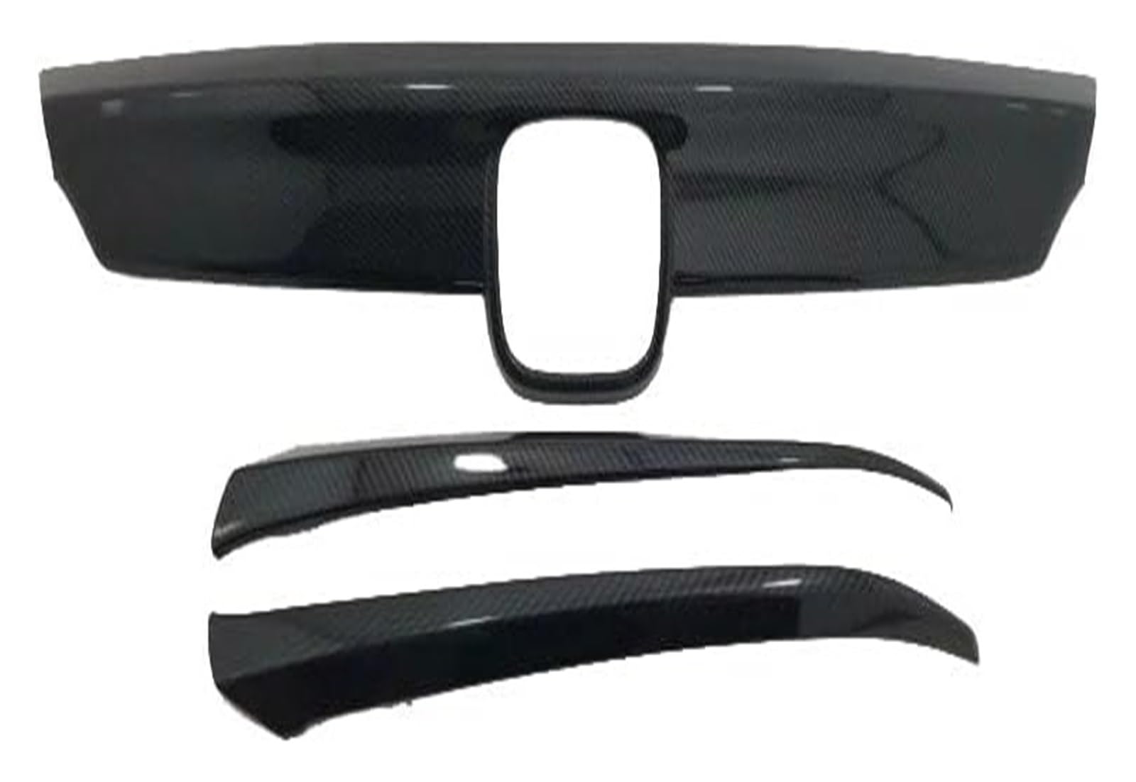 Frontkühlergrills Für A&ccord 2018-2021 Frontstoßstangengrill, Kühlergrill, Autoaußenbereich, Frontmotorgrill, Obere Haubenabdeckung(Carbon Fiber) von APTKCMCNVG