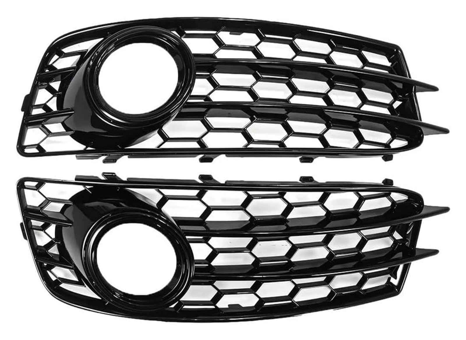 Frontkühlergrills Für A3 8P S-Line 2009-2012 Kühlergrill 8P0807682 Auto Frontstoßstange Nebelscheinwerfer Lampe Gitterabdeckung Netz(Glossy Black) von APTKCMCNVG