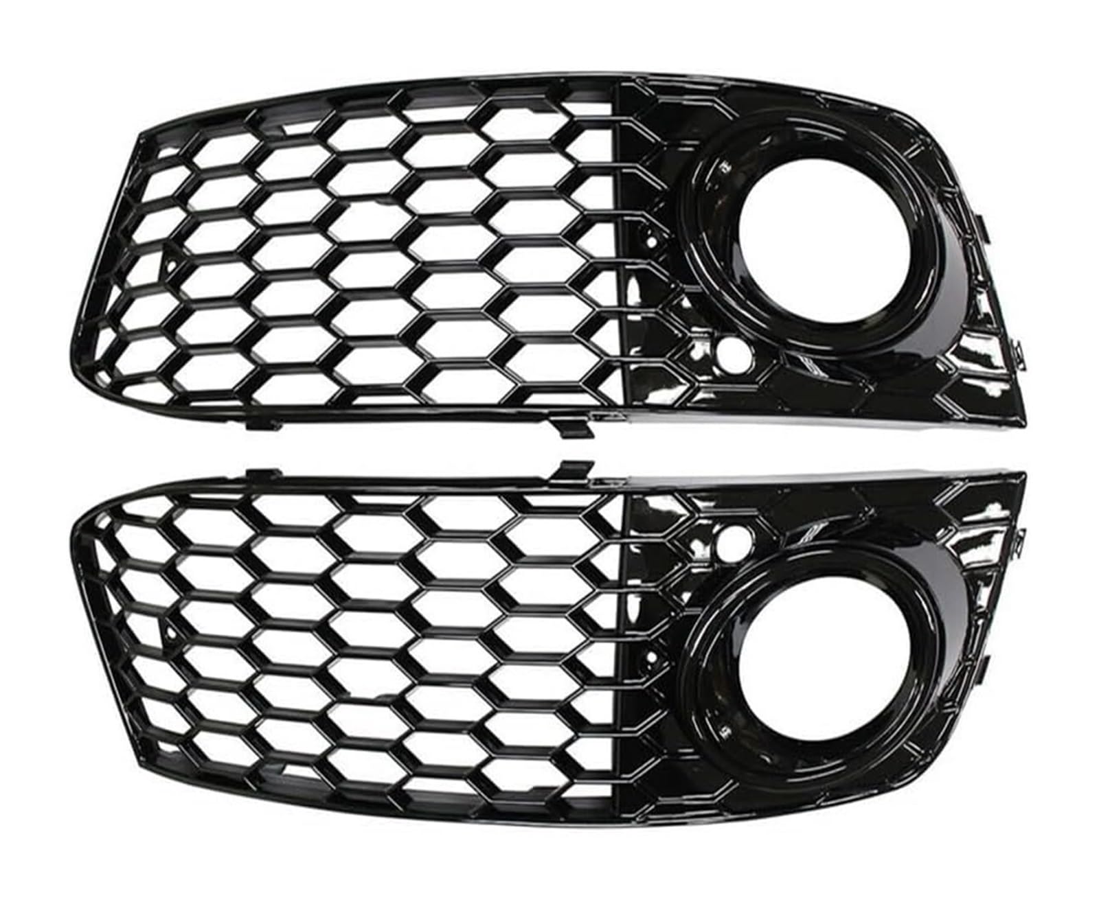Frontkühlergrills Für A4 B8 2008-2012 Auto Gitter Stoßstange Grille Front Nebel Licht Lampe Grill Abdeckung Honeycomb Mesh(Zwart) von APTKCMCNVG