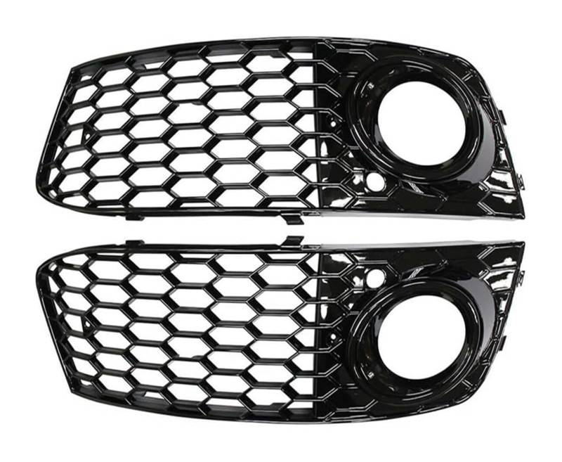 Frontkühlergrills Für A4 B8 2008-2012 Auto Gitter Stoßstange Grille Front Nebel Licht Lampe Grill Abdeckung Honeycomb Mesh(Zwart) von APTKCMCNVG
