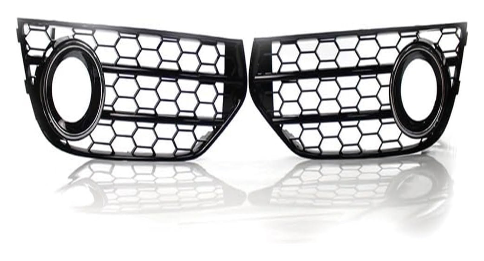 Frontkühlergrills Für A4 B8 B 8,5 Nebel Lampe Stil Für Allroad Für Quattro Für Wagon Auto Gitter Auto Vorderen Stoßfänger Niedrigeren Nebel Licht Grill(Chrom) von APTKCMCNVG